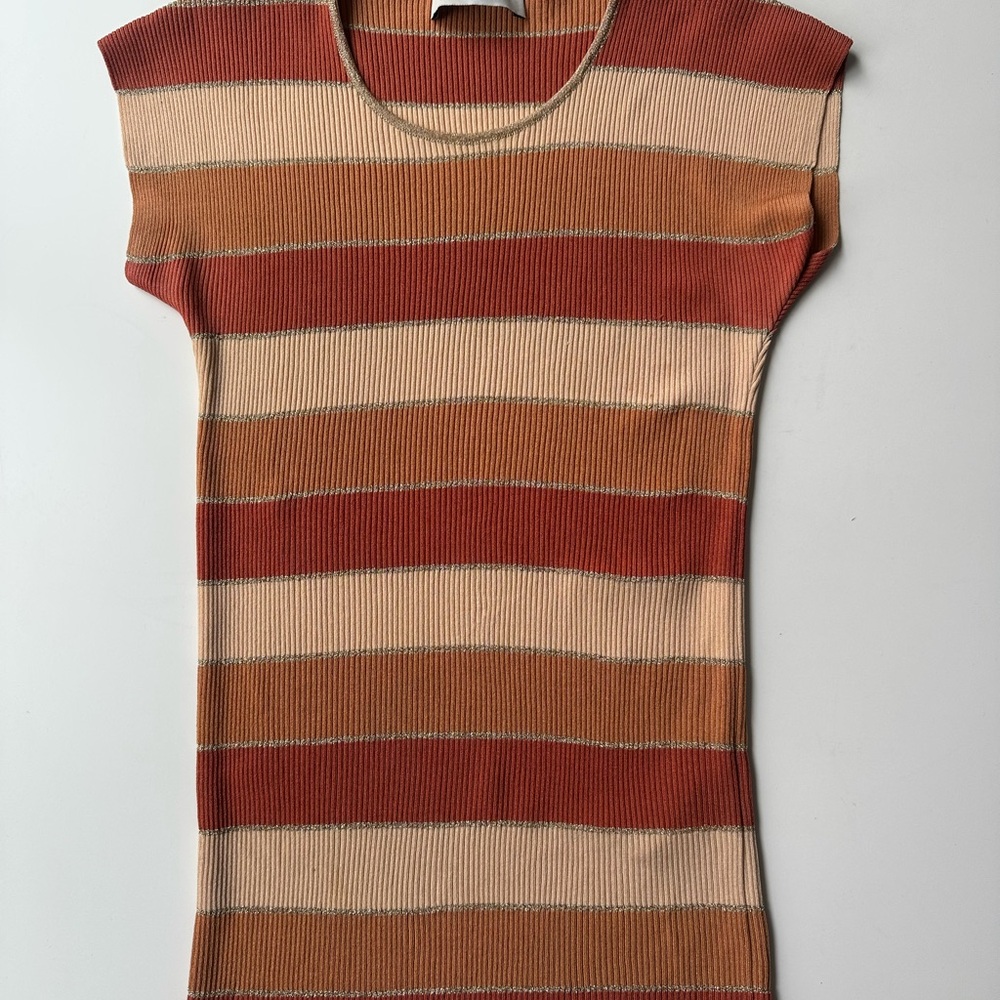 Dolce & Gabbana Multicolor Striped Tee